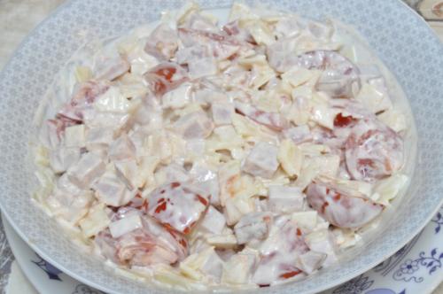 Pražský sýrový salát  – Snadné Česko recept, zvládnete za Do 30 minut